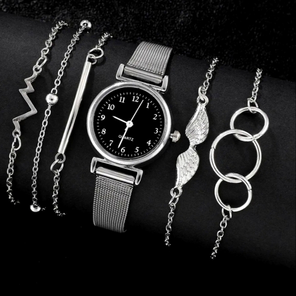 Accessories - Silver Angel Watch Set